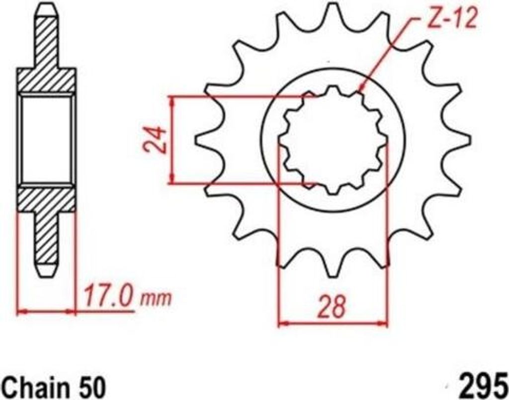 Ritzel 15Z Teilung 530 für HONDA CBR 500 600 F 87-90 front sprocket