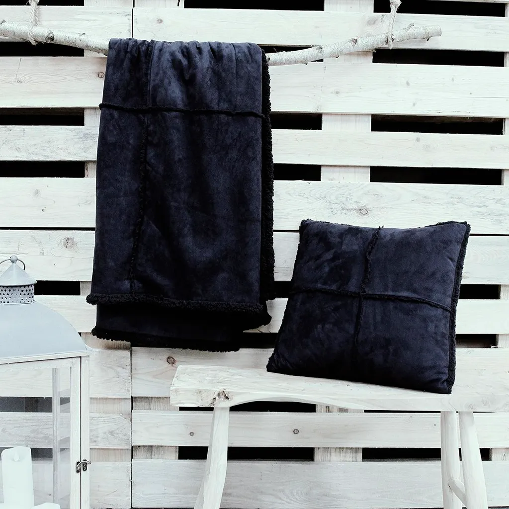 Ensemble Coussin Décoratif et Couverture Winter Spirit 150 x 125 cm