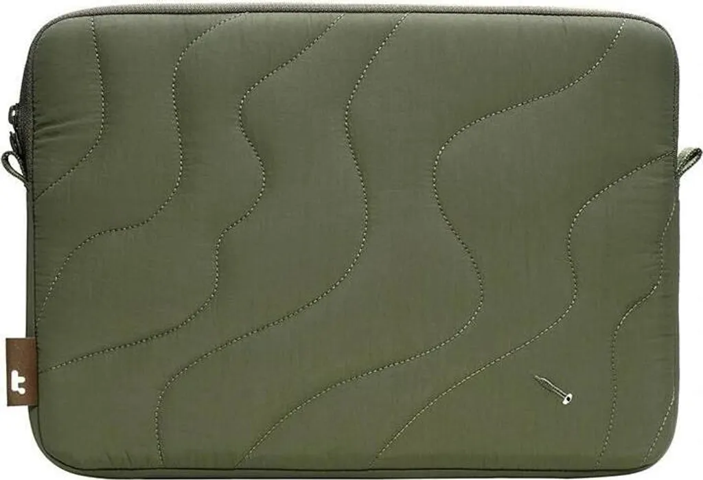 Tomtoc Terra-A27 16 Pollici Verde: Custodia Puffer MacBook Elegante