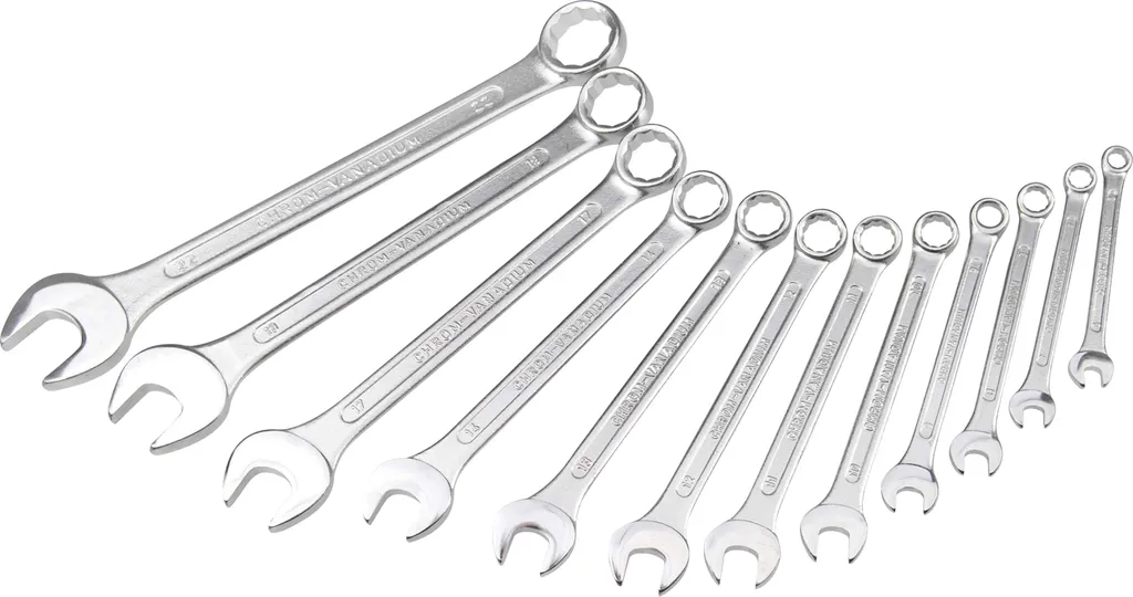 Kit Chiavi Combinate Professionali 6-22mm | 12 Pezzi Acciaio Forgiato DIN 3113