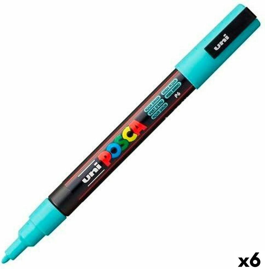 POSCA Etikettierer PC-3M Türkisgrün (6 Stück)