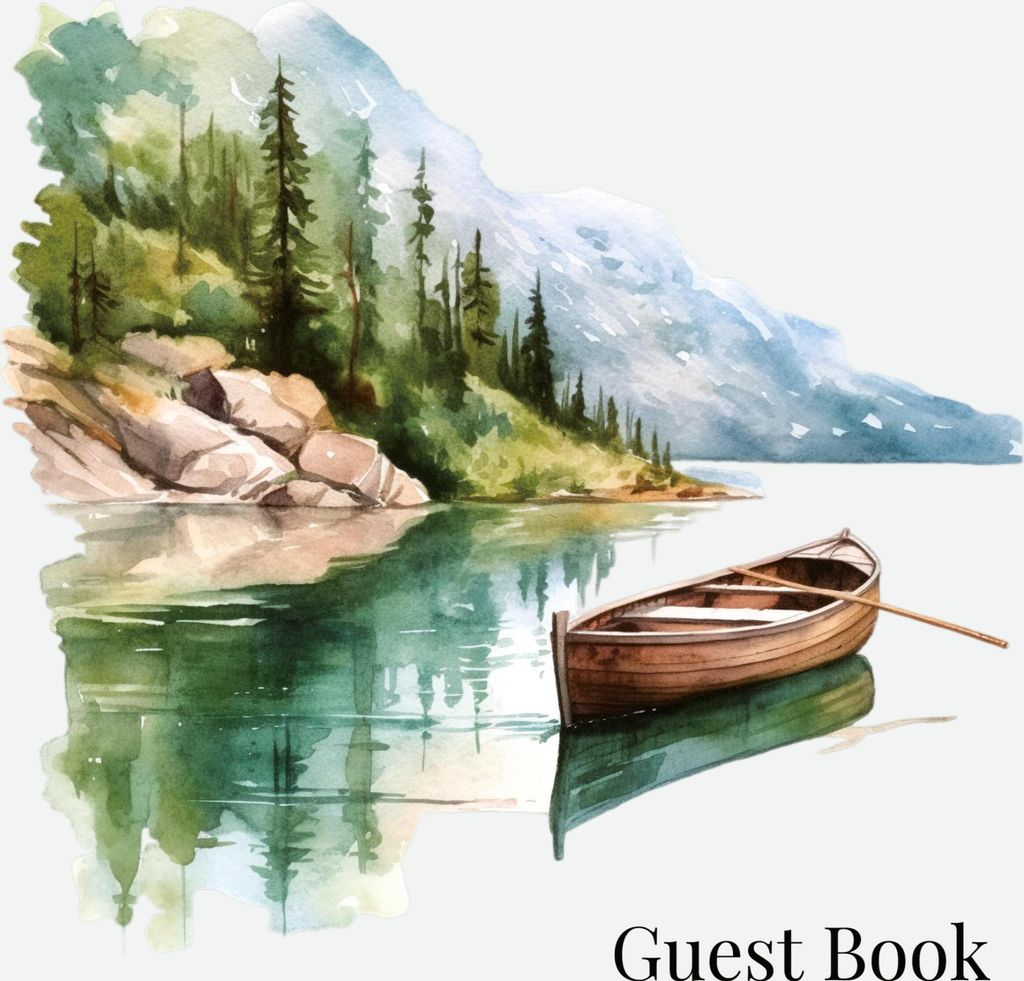 Guest book (hardback) , comments book, guest book to sign, vacation home, holiday home, visitors comment book