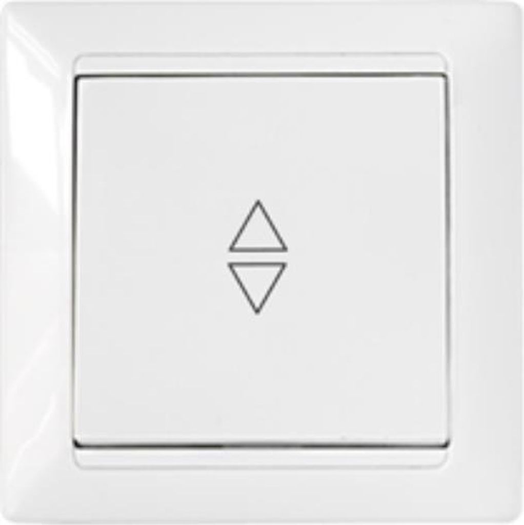 Wechselschalter Unterputz Lichtschalter 10A Premium serie STILE Weiß