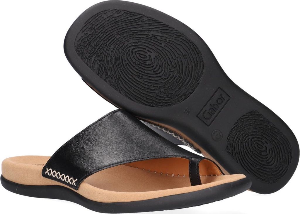 Gabor Shoes Zehensteg Schwarz Glattleder Größe: 39 Normal Produktbild 112