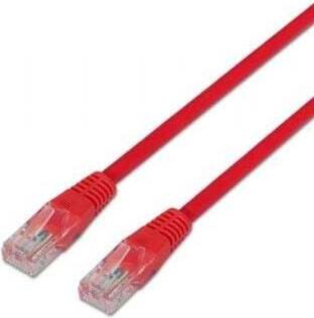 Aisens - rj45 cat.5e utp awg24 patch kabel, rot, 2.0m
