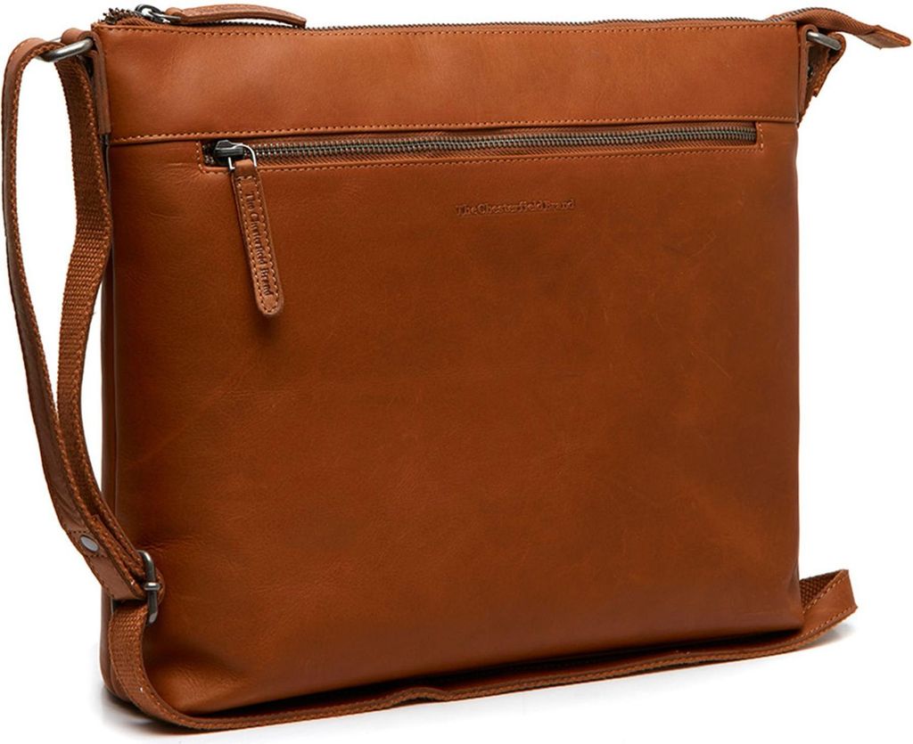 The Chesterfield Brand C48.1339 Cartagena Umhängetasche Wax Pull Up Leder 31 cognac
