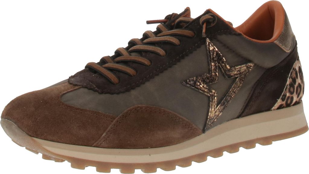 Cetti C-1259 SRA INV26 - Damen Sneaker - Ante-Nilon-Cacao, Größe:39 EU