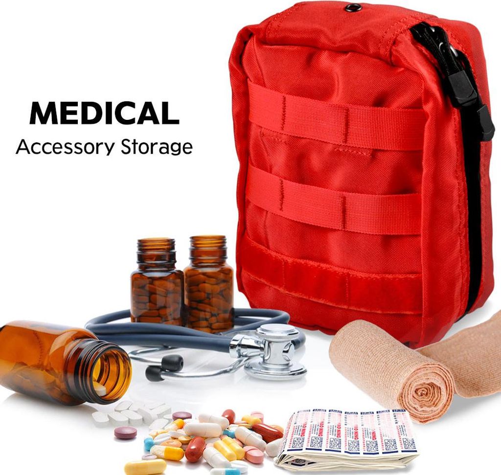 First Aid Medical Bag Pouch Backpack for Travel Camping Cycling