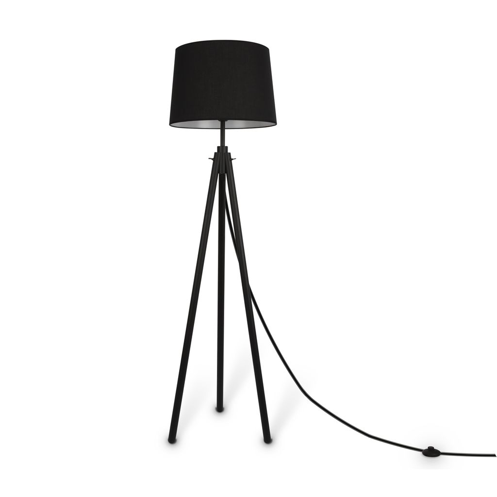 Maytoni  Stehleuchte Calvin 1x E27 excl. Schwarz aus Metall Produktbild 