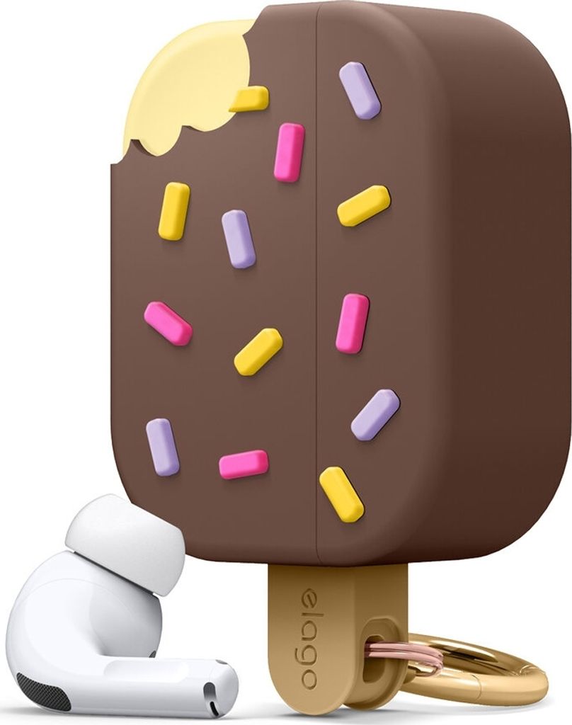 Elago Ice Cream Case für AirPods Pro 2 Dunkelbraun