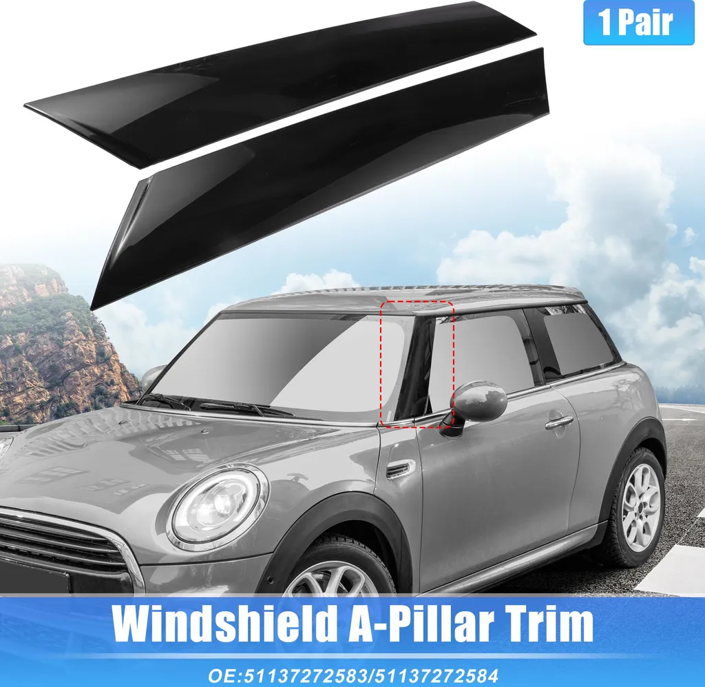 Couvercle de Montant A pour Mini Cooper 2007-2015 51137272583 Paire G/D