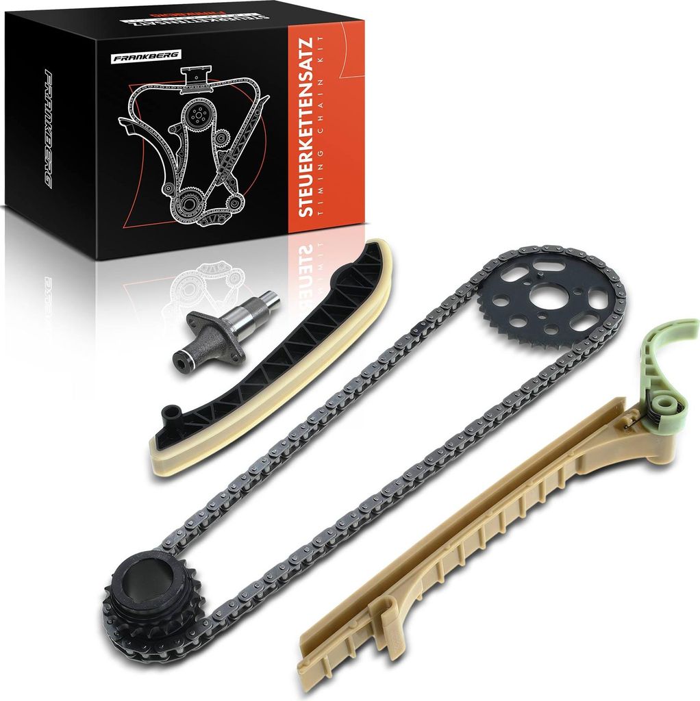 Frankberg 1x Steuerkettensatz Steuerkette für Mercedes-Benz W168 A140 A160 A190 A210 Vaneo 414 1.6L 1.9L
