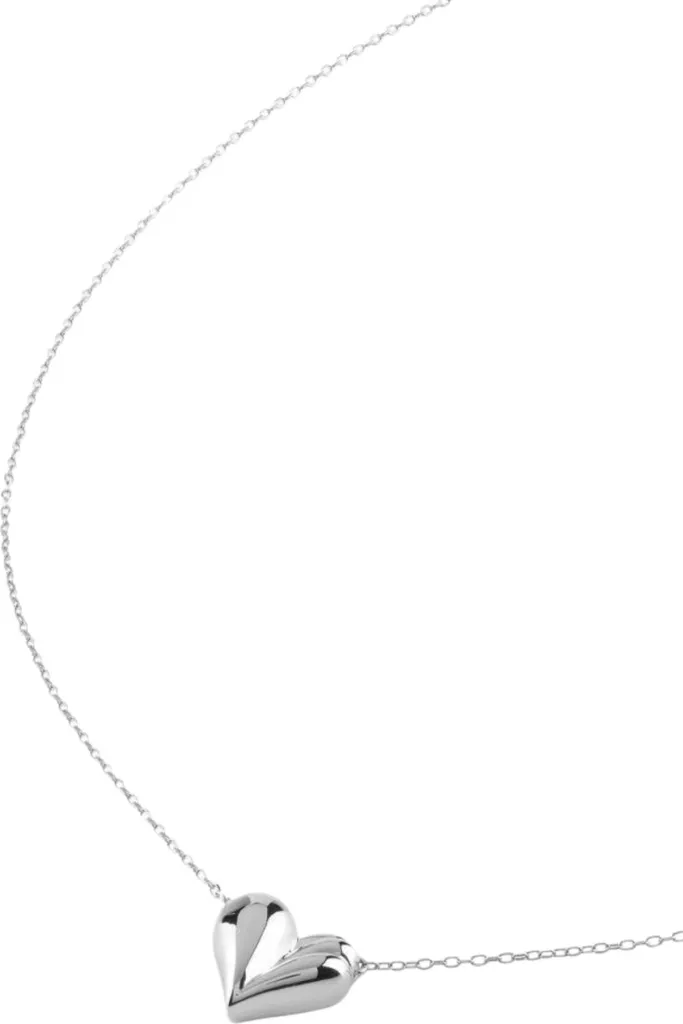 Collier GUESS pendentif cœur pavé de cristaux ajustable acier inox - 3