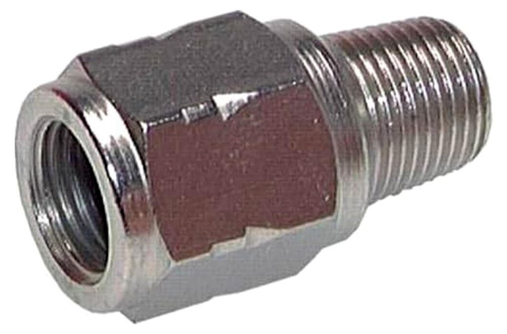 Mini-Rückschlagventile aus vernickeltem Messing, PN 10 für Druckluft und Wasser mit Innen- und Außengewinde (R 1/4")