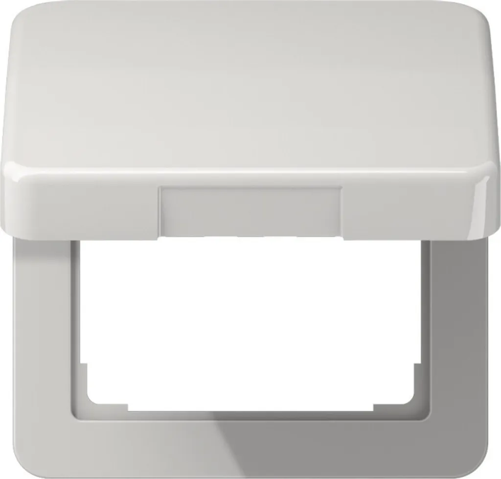 Jung CD 590 BFKL LG Couvercle Rabattable avec Ressort de Rappel Gris