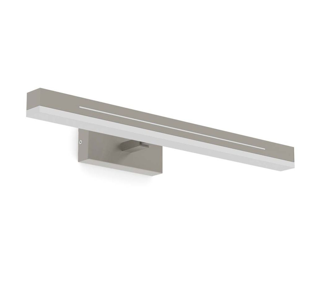 Nordlux LED Wandleuchte Otis Nickel gebürstet 14W 1300lm warmweiß 3000K Nachtlicht 2-Stufen-Dimmbar
