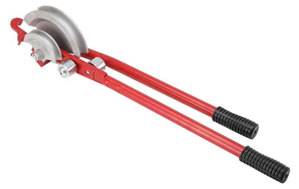 Rohrbieger für Kupferrohre - Manuelle Rohrbiegemaschine - 15/22 mm - Stahlkonstruktion - Schwerlast - Für Sanitärinstallation - Tragbar