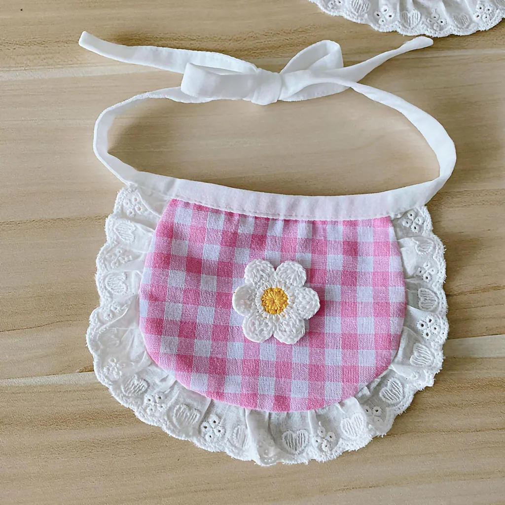 Bandana per Cani Rosa Smiley - Look Checkered Trend 2024