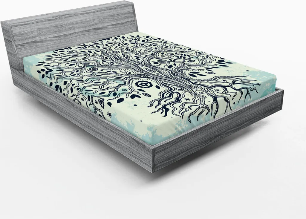 Lenzuolo con Angoli 180x200 ABAKUHAUS Albero della Vita Boho Chic