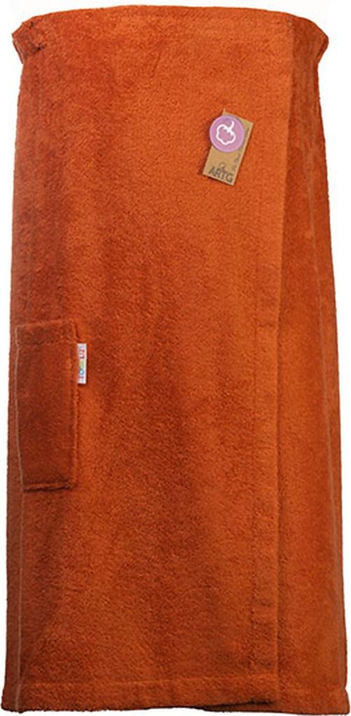 A&R 043.50 | Sauna Kilt Ladies mit Klettverschluss - Farbe: Terra - Größe: 85 x 150 cm