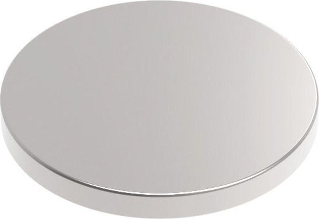 Neodym-Scheibenmagnet 1x10mm 500 g hellsilber VE=10x10 Stück