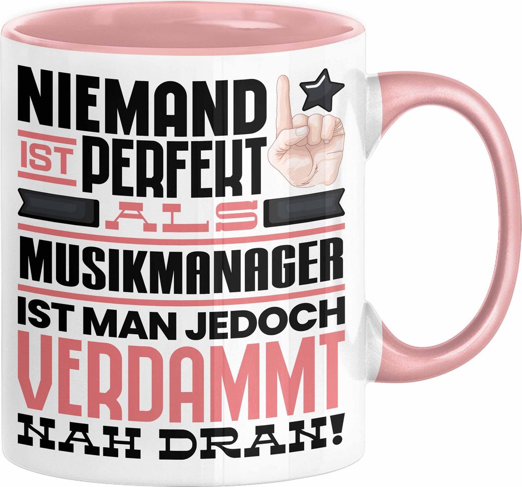 Musikmanager Geschenk Tasse Lustige Geschenkidee für Produktbild 