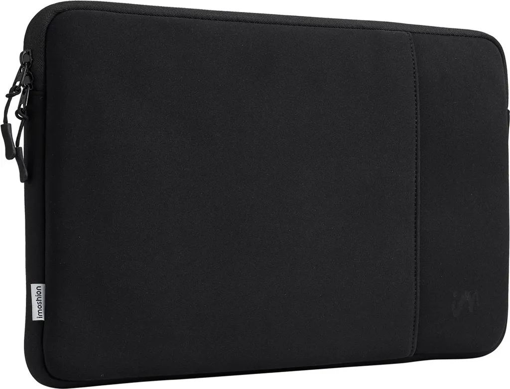 imoshion Sleeve 14" Nero - Custodia PC con Tasca Accessori Universale