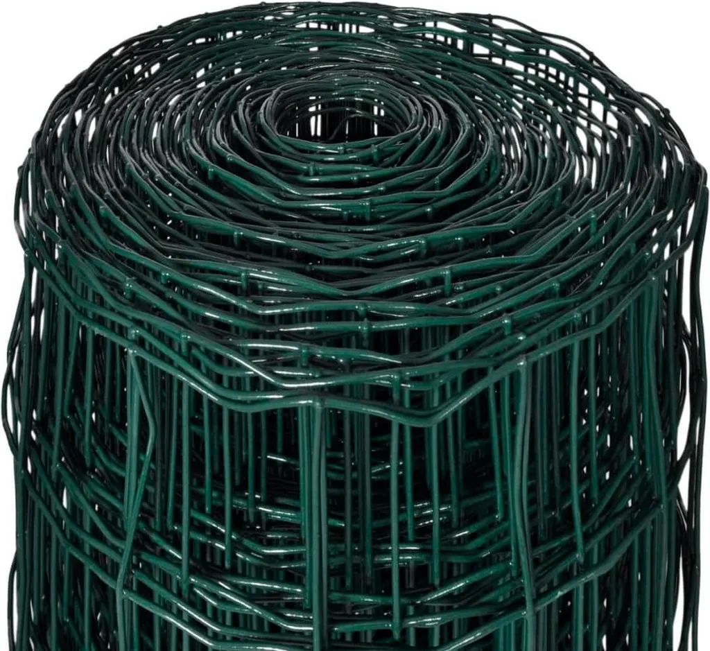 Rete Metallica per Recinti 10m x 0.8m - Estetica e Protezione Giardino - 5