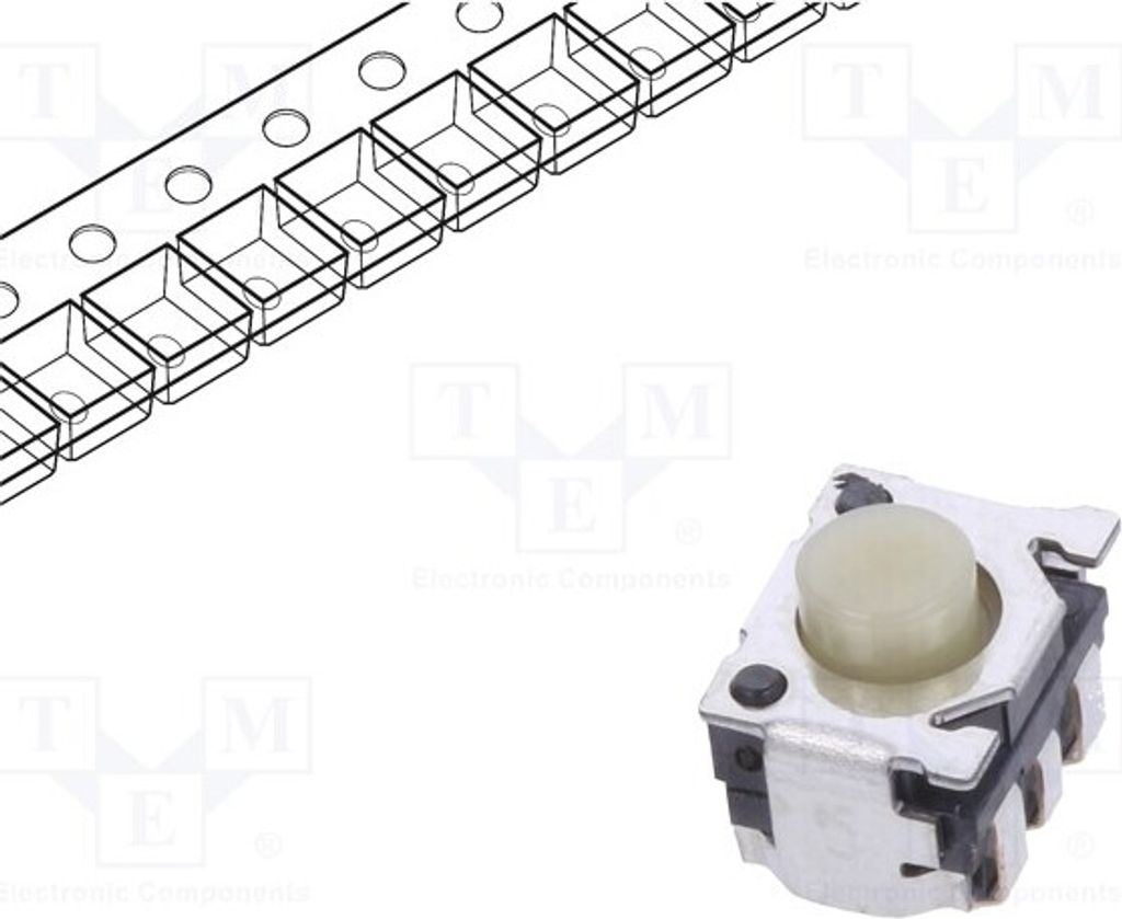 2x Mikrosc T 0,05A/12VDC 1,6N Pos: 2 3,4mm SKRTLBE010 Mikrosc T