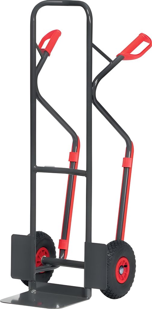 Fetra Transportgeräte Fetra Stapelkarre Lufträder 260 x 85 mm, B1330L/7016