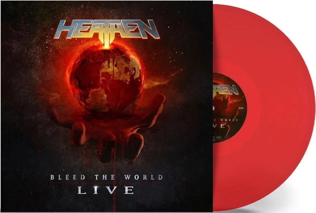 Vinyle Rouge Transparent Les païens Bleed The World Live Édition Limitée