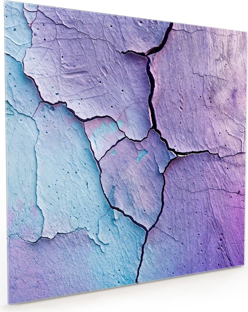 Küchenrückwand Spritzschutz Glas mit Motiv Rissige Oberfläche 40 x 40 cm