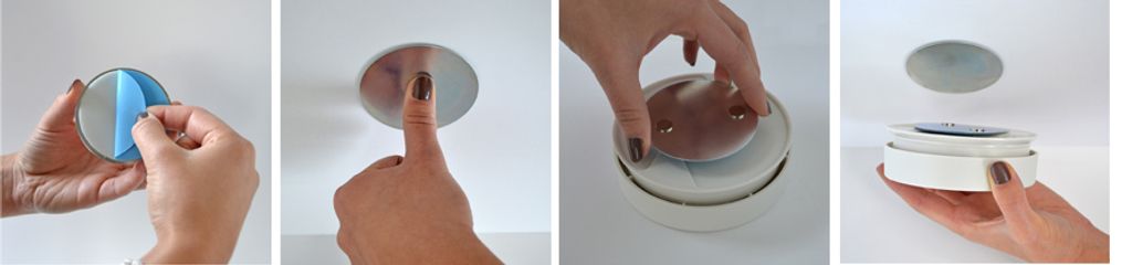 Brennenstuhl Magnet Montageplatte BR1000 für Rauchwarnmelde Produktbild 2