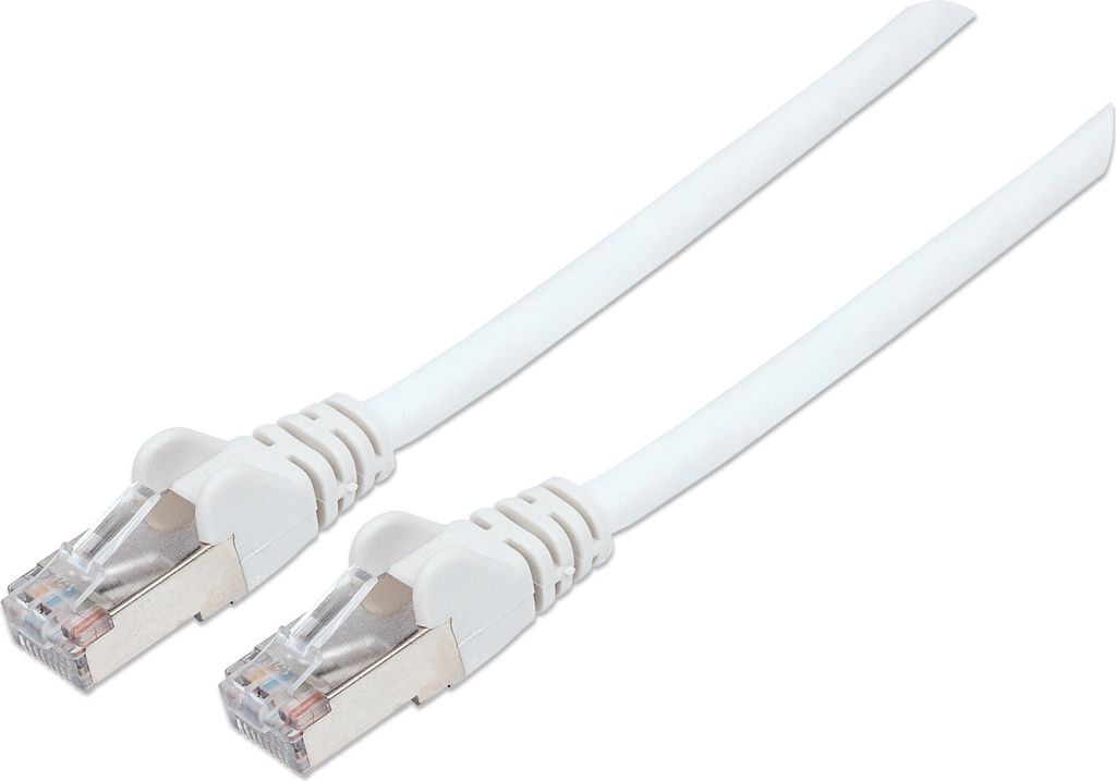 INTELLINET Patchkabel RJ45 S/FTP Cat6 20m LSOH Hebels. weiß