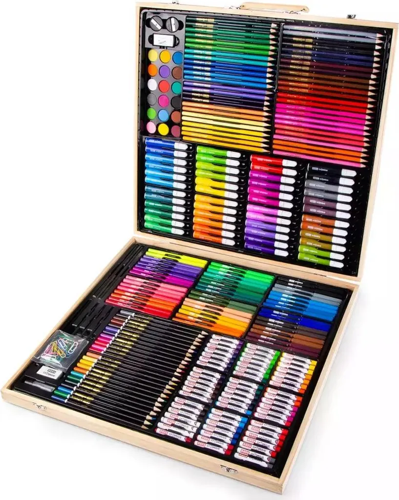 Set d'art créatif EASY Creative 288 pièces - Mallette de dessin complète