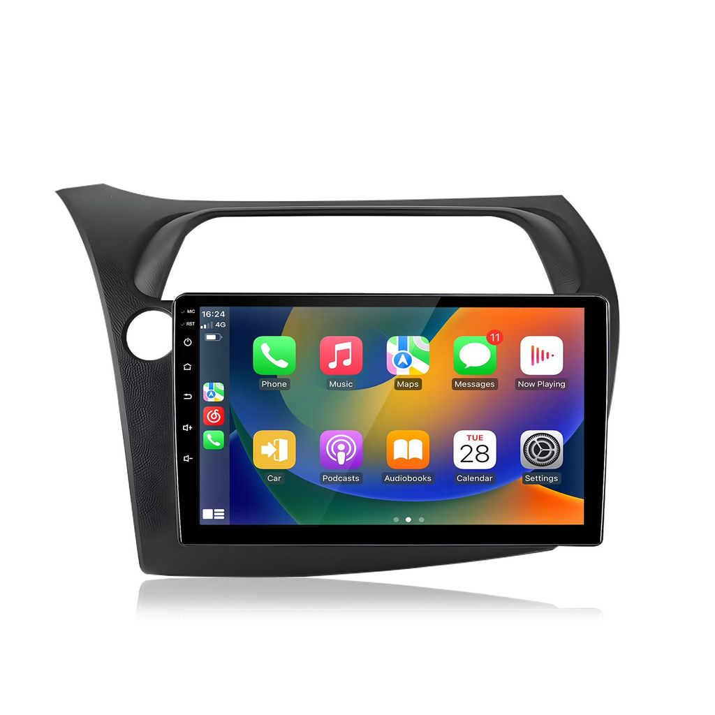 2+64GB Android13 Carplay Geeignet Für Honda Civic Hatchback 2005-2011 SWC RDS WIFI DAB+ GPS NAVI BT