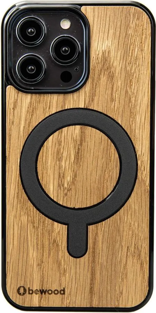 Custodia in legno Bewood per iPhone 15 Pro Max OAK con MagSafe