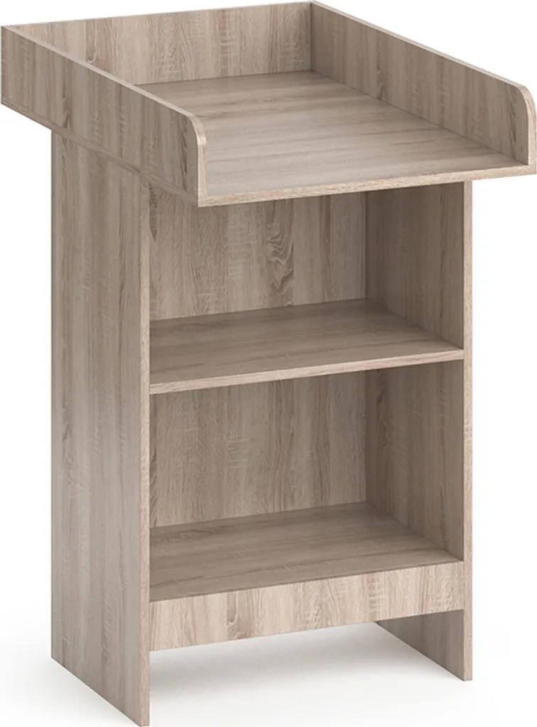 Meuble à langer gain de place Vicco Leo décor Sonoma 60x103 cm Bois