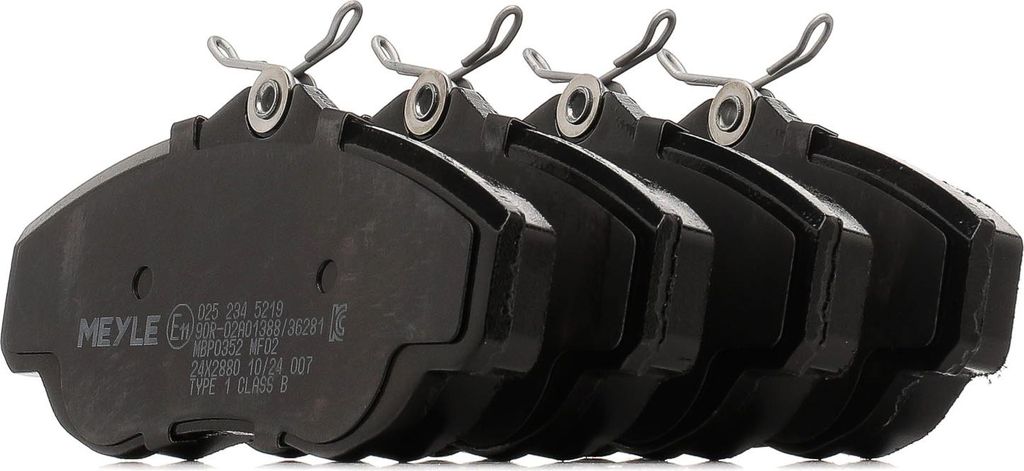 MEYLE 025 234 5219 Bremsbeläge Vorne für LAND ROVER Discovery II (L318) Range Rover II (P38A)