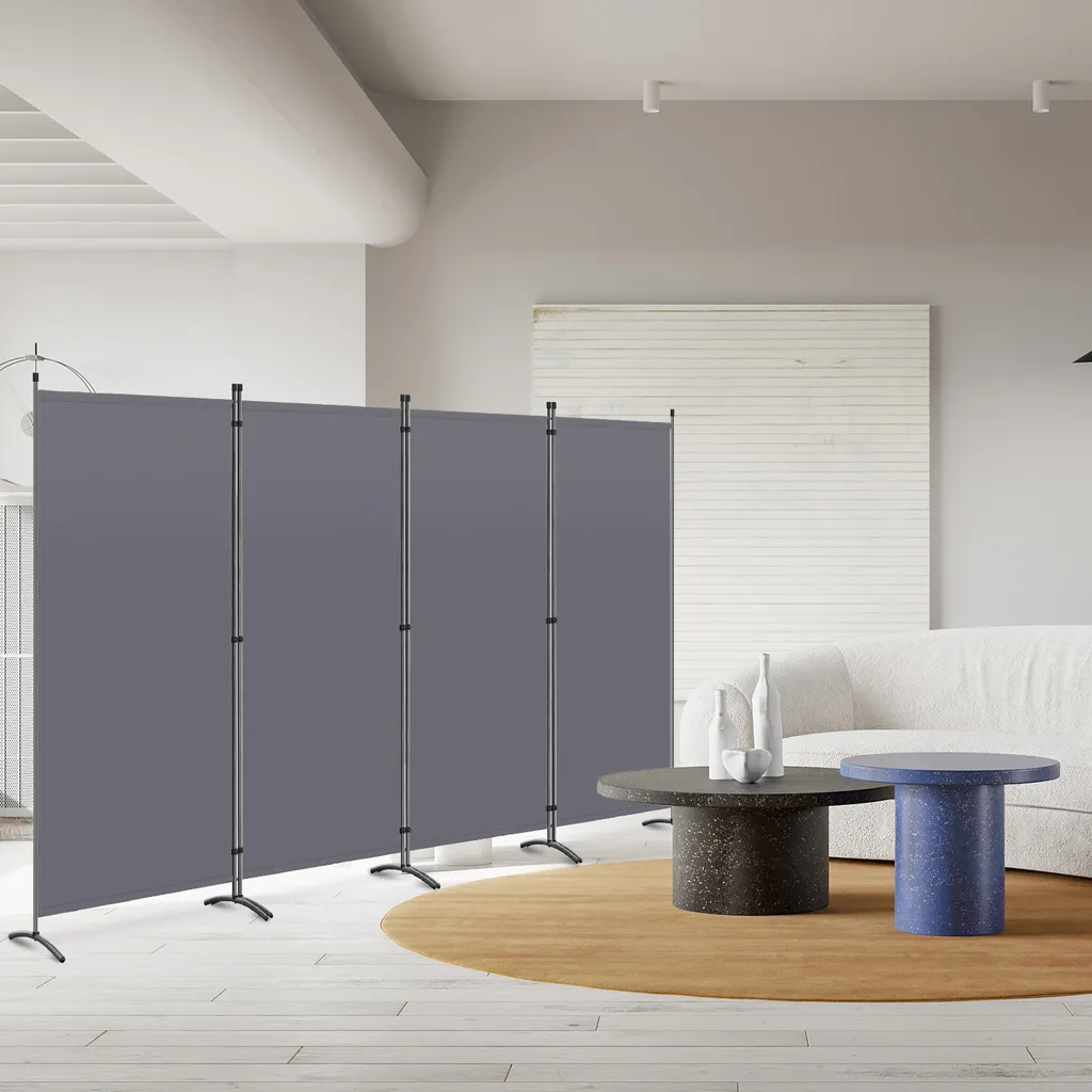 Brise-vue Balcon XXL 324x169 cm - Paravent Gris Anthracite Résistant
