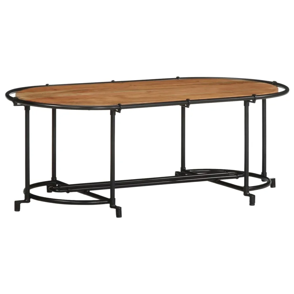 OFFERTA Tavolino Acacia Massello SYFAX 110x55x40 - Prezzo Shock!