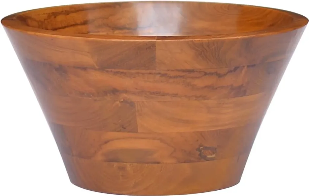 Lavabo en teck massif 40cm : stop au froid de la céramique classique