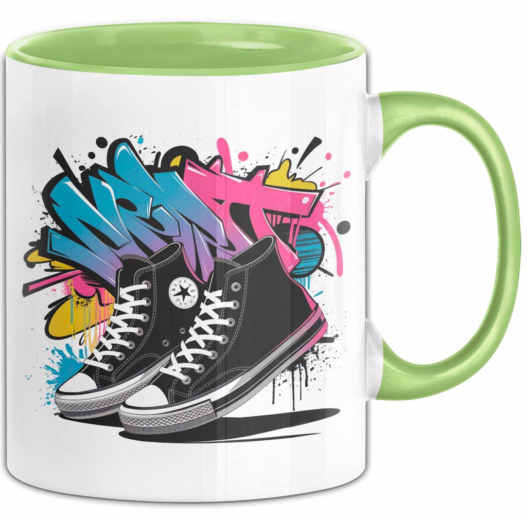 Streetwear Fan Tasse Geschenkidee für Stil Experte (Grün)