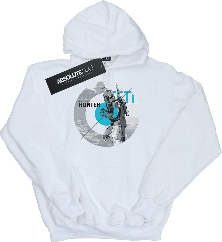 Star Wars - "Bounty Hunter" Kapuzenpullover für Herren BI17917 (M) (Weiß)