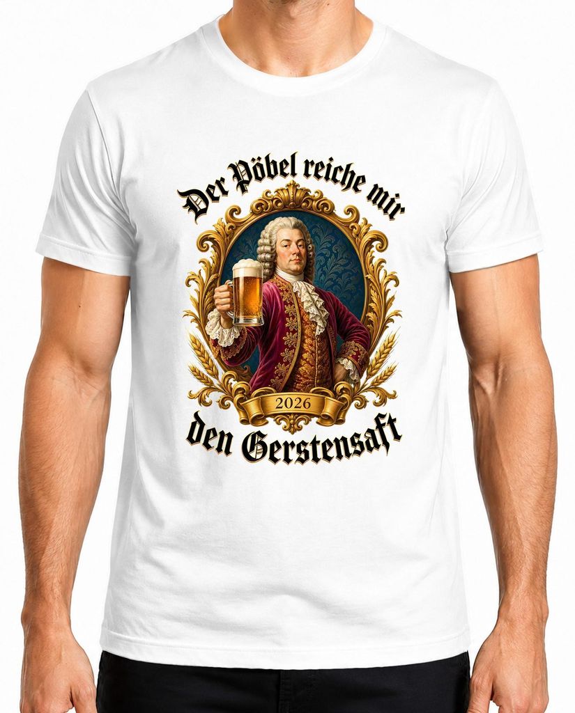 Camiseta blanca "El pueblo, ofrézcanme el néctar de la Imagen del producto 