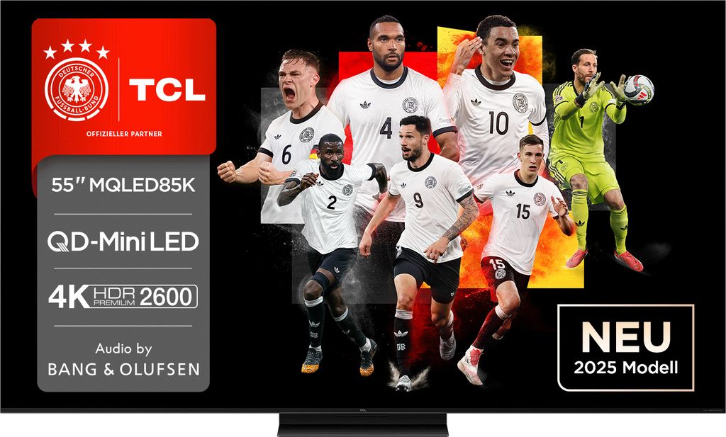 TCL 55MQLED85K, 139,7 cm (55"), 3840 x 2160 Pixel, 4K Ultra Produktbild 