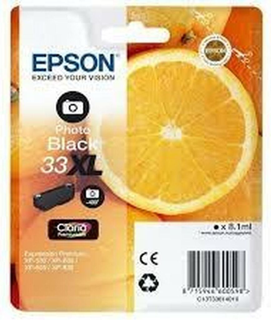 Epson C13T33614010 Druckerpatrone 33XL photo schwarz