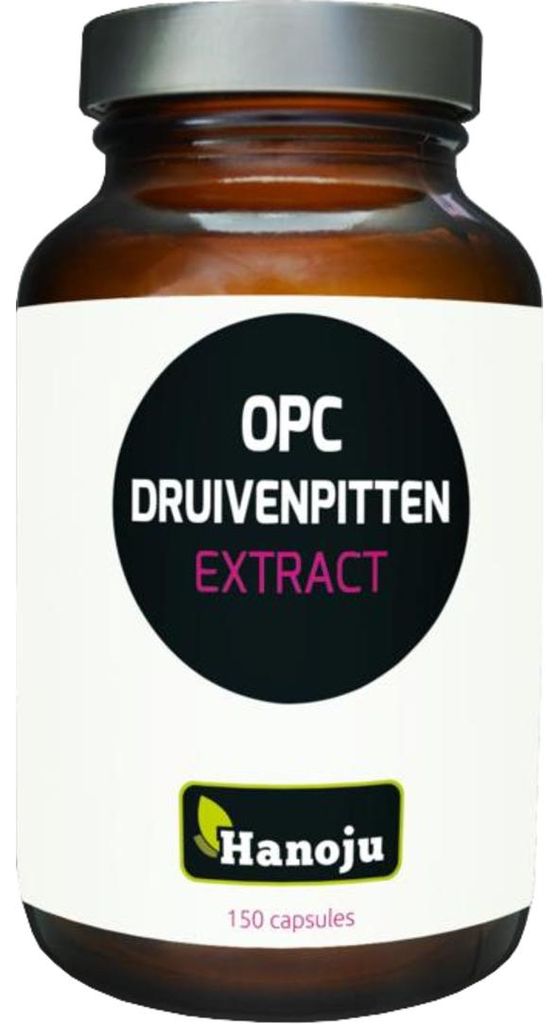 Hanoju OPC druivenpit extract (150 capsules) Productafbeelding 