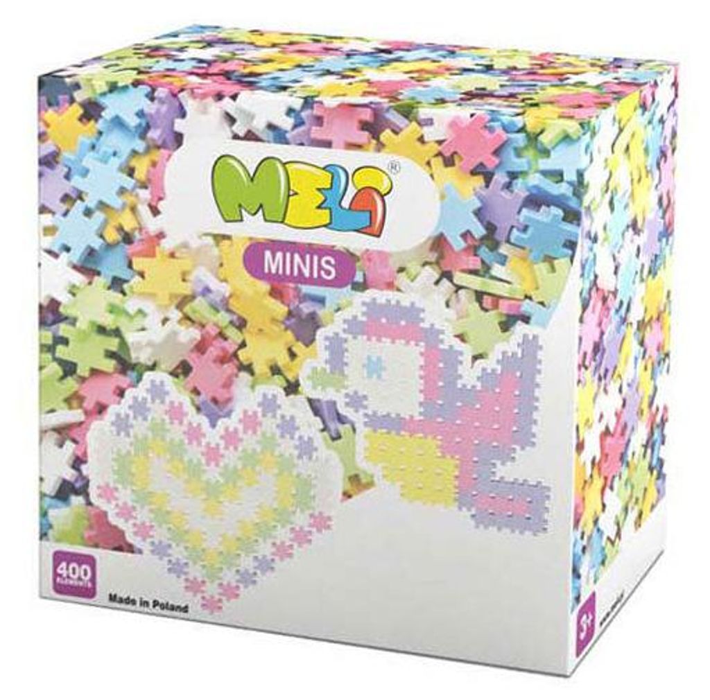 Meli Minis Pastel Building Blocks, 400dlg. Image du produit 