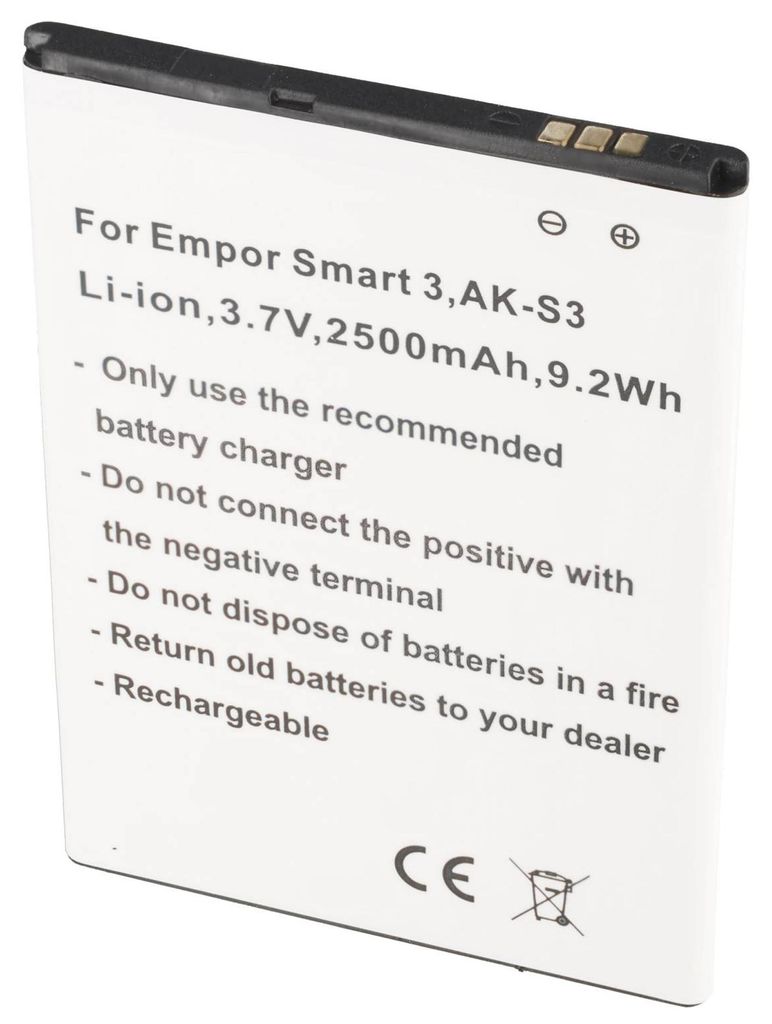 Akku passend für Emporia Smart 3 AK-S3 Li-ion 3,7V 2500mAh Produktbild 